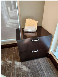 [#D6-5] 2 Drawer Wood Filing