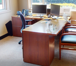 [#E6-2] L-shaped desk