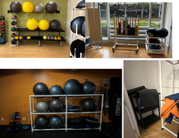 [#L1-25] Misc. Studio Room Racks/Stability Ball Rack