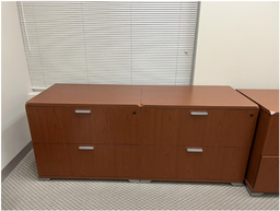 [#D7-18] FILE CABINET + WORKSURFACE/DRAWER