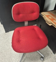 [#B12-2] Red Steno Chair