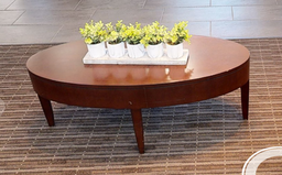 [#C3-6] Oval coffee table