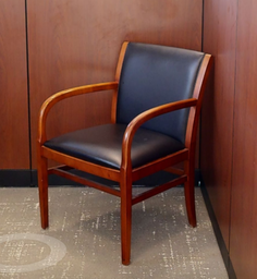 [#B9-5] Black guest chair