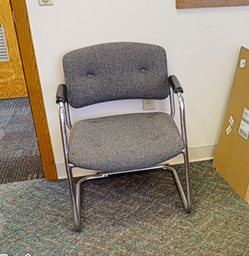 [#B8-7] Guest Chair - Grey