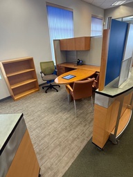 [#E9-4] Wooden Private Office Suite