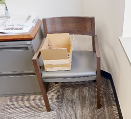 [#B9-5] Guest Chair - Grey