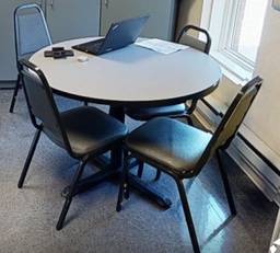 [#B9-6] Side chair metal no arms