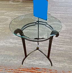 [#C3-13] Glass top coffee table