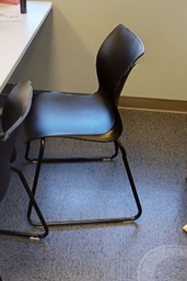 [#B8-10] Side metal chair