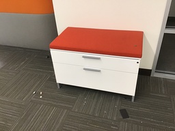 [#D6-1444] L20" W36" H24" Lateral file Red Cushion