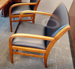 [#B9-4] Black guest chair