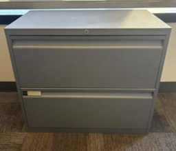 [#D6-124] Lateral 2 Drawer File Cabinet