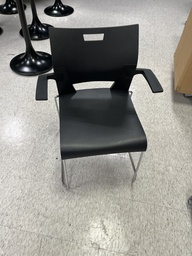 [#B8-4] Miscellaneous black chairs 