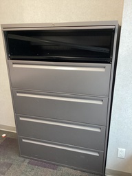 [#D12-2] 5 Drawer Lateral - Light Grey