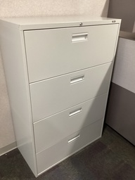 [#D10-7] 4 Drawer Lateral - Grey