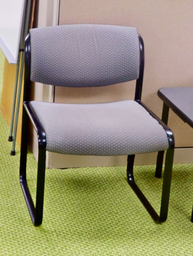 [#B8-12] Grey guest chair