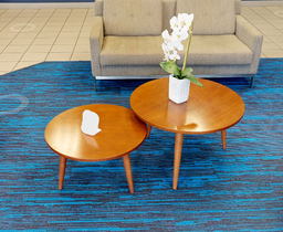 [#C3-13] Round coffee table, wood