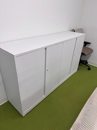 [#D20-71] 3' (2) STORAGE CABINET W/SHARED TOP