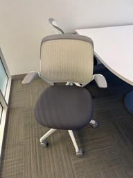 [#B13-115] GREY/BEIGE COLBY CHAIR