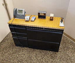 [#D6-4] Filing Cabinet - 2 Drawer plus Ped