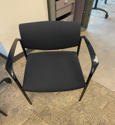 [#B8] Black Guest Chair