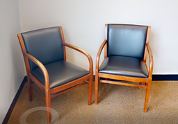 [#B9-3] Black guest chair