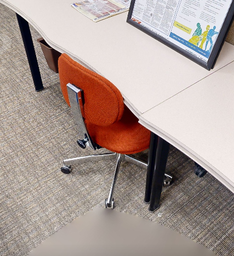 [#B12-20] task chair -red