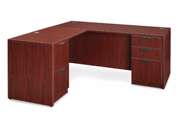 [#E6-9] desk - l-shaped (photo representation)