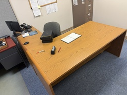 [#E6-3] L Shaped Fixed Desk 