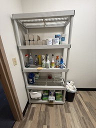 [#D3-15] 4 High Plastic Shelving 