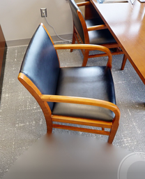 [#B9-4] Black guest chair