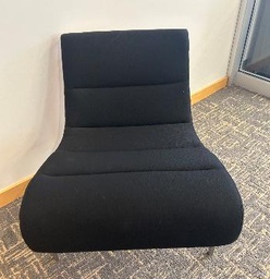 [#B12-10] Black lounge chair