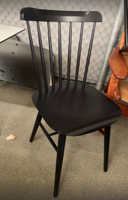 [#B4-55] Black wooden chair