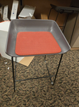 [#B1-53] Stool with padded seat