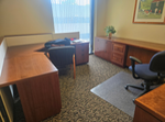 [#E6-68] Left return with 2 drawer lateral file