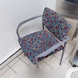 [#B8-4] Floral guest chair
