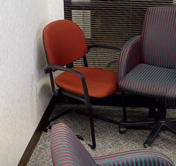 [#B8-16] guest chair - red