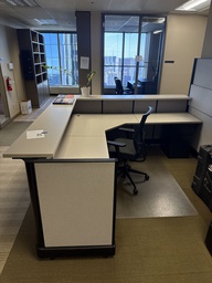 [#E6-188] 96x90x27 L SHAPE DESK