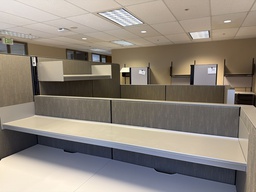 [#D23-81] 72x13x4 GREY OVERHEAD STORAGE SHELF