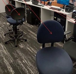 [#B13-6] Teller Chairs / Stools