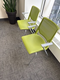 [#B8-24] GREEN GUEST CHAIRS