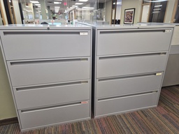 [#D10-61] 4 drawer , grey, metal