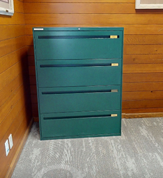 [#D10-9] 4d lateral file cabinet