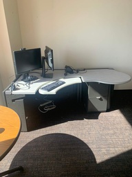 [#E6-32] L-shaped w/peninsula - Steelcase