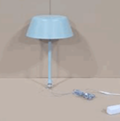 [#I6-79] Teknion, Table Lamp, Zones Through-Mount Base Style