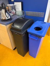 [#G4-28] Blue Garbage Cans