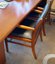 [#B9-4] Black guest chair