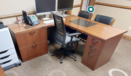 [#E6-2] L-Shaped desk