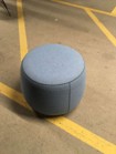 [#B11-16] ROUND FABRIC STOOL
