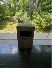 [#G3-3] STAINLESS STEEL TRASH CANS